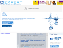 Tablet Screenshot of ciexpert.co.uk